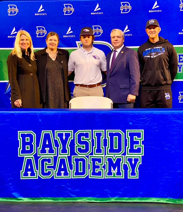 4 Bayside Academy Senior Harry Brown Signs Letter of Intent